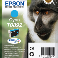 Tusz EPSON T0892 ink cartridge cyan low capacity 3.5ml 1-pack RF-AM blister
