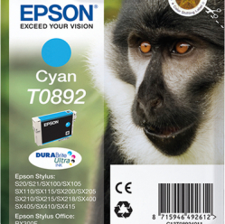 EPSON T0892 ink cartridge cyan low capacity 3.5ml 1-pack RF-AM blister