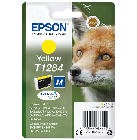 EPSON T1284 ink cartridge yellow standard capacity 3.5ml 1-pack RF-AM blister