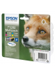EPSON T1285 ink cartridge black and tri-colour standard capacity 5.9ml and 3 x 3.5ml 4-pack RF-AM blister