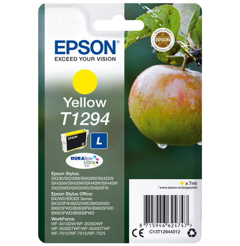 EPSON T1294 ink cartridge yellow high capacity 7ml 1-pack RF-AM blister