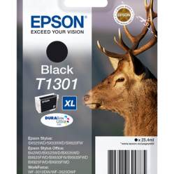 EPSON T1301 ink cartridge black extra high capacity 25.4ml 1-pack RF-AM blister DURABrite Ultra Ink