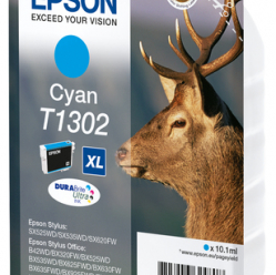 EPSON T1302 ink cartridge cyan extra high capacity 10.1ml 1-pack RF-AM blister DURABrite Ultra Ink