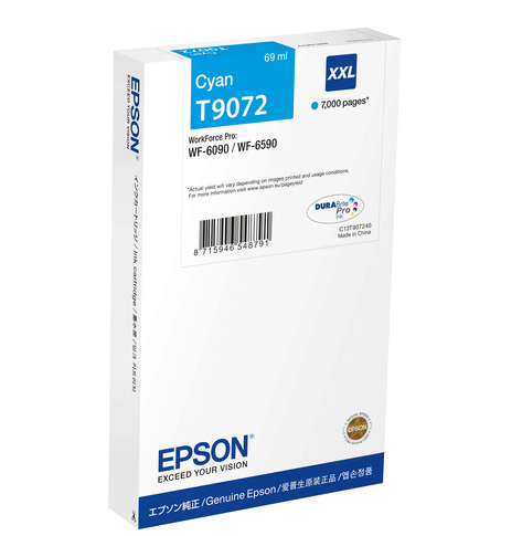 EPSON WF-6xxx Ink Cartridge Cyan XXL
