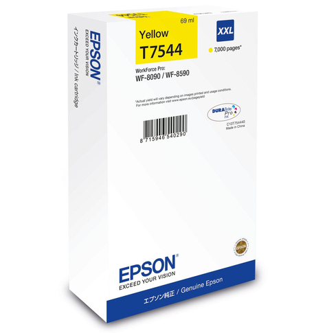 EPSON WF-8090/WF-8590 Ink Yellow XXL