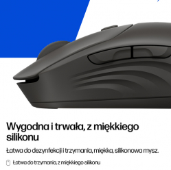 HP 405 Quiet BLK Wireless Mouse EMEA INTL Euro plug (EN)