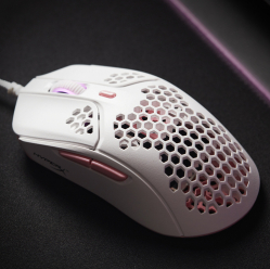 HP HyperX Pulsefire Haste white-pink gaming mouse