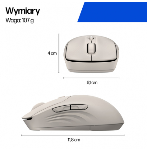 HP Mysz bezprzewodowa 410 Quiet - r