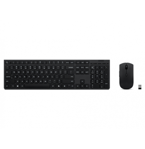 LENOVO Professional Wireless Rechargeable Keyboard and Mouse Combo AI US
