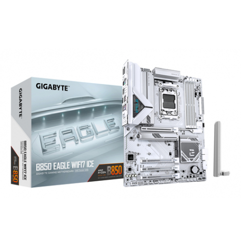 GIGABYTE B850 EAGLE WF7 ICE AM5 4xDDR5 3xM.2 4xSATA