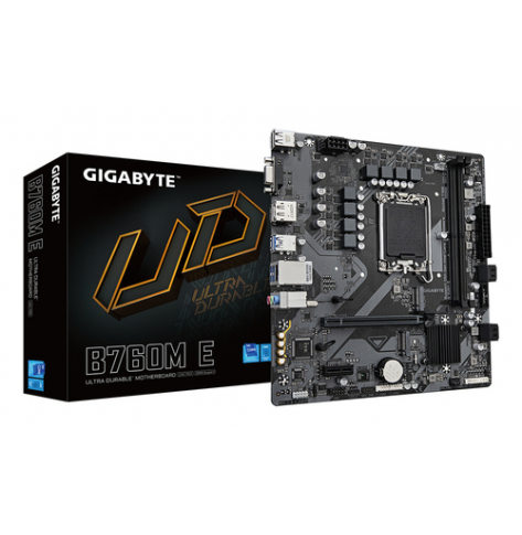 GIGABYTE B760M E LGA1700 2xDDR5 2xM.2 4xSATA
