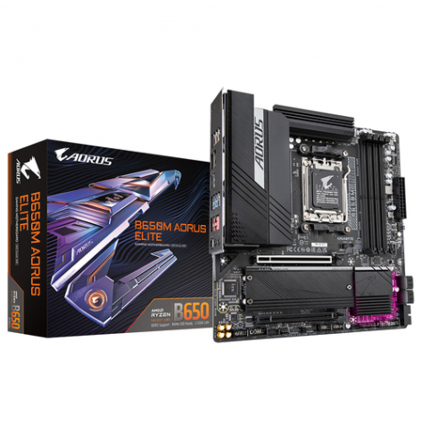 GIGABYTE B650M AORUS ELITE AM5 4xDDR5 2xM.2 4xSATA