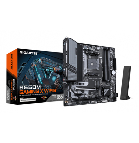 GIGABYTE B550M GAMING X WIFI6 AM4 4xDDR4 2xM.2 4xSATA