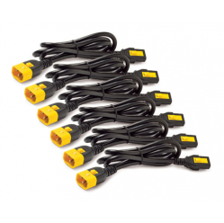 APC AP8702S-WW APC Power Cord Kit (6 ea), Locking, C13 to C14, 0.6m