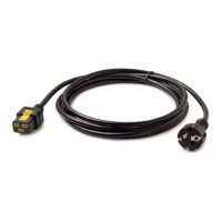 Kabel APC AP8755 zasilający Locking C19 to CEE/7 Schuko, 3.0m