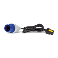 Kabel APC AP8758 zasilający Locking C19 to IEC309-16A, 3.0m
