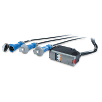 Kabel APC PDM1332IEC-3P-3 Automatyczne odcięcie obwodu 3x1 Pole 3 Wire 32A 3xIEC309 660cm, 720cm, 780c