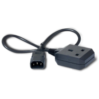 Kabel APC Power Cord - 10A-230V-IEC-320 C14 to UK rec - 610mm