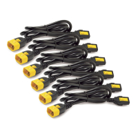 Kabel APC Power Cord Kit 6 ea Locking C13 to C14 1.8m Blue