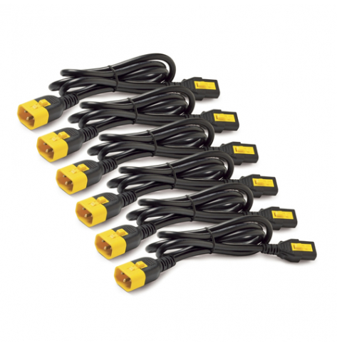APC Power Cord Kit 6 ea Locking C13 to C14 1.8m Blue