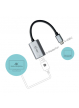 ITEC C31METALDP60HZ i-tec USB-C to Display Port Metal Adapter 1x Display Port 4K Ultra HD