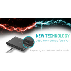 ITEC C31DTPDHDMI i-tec USB C adapter HDMI Power Delivery 1x HDMI 4K 2x USB 3.0 1x USB C PD/Data