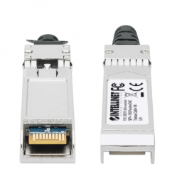 INTELLINET SFP+ 10G Passive DAC Twinax Cable SFP+ to SFP+ 1 m 3 ft. MSA-compliant Direct Attach Copper AWG 30 Black
