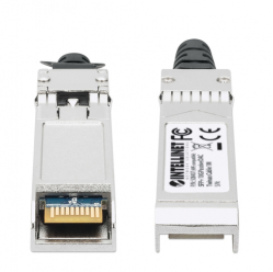 INTELLINET SFP+ 10G Passive DAC Twinax Cable SFP+ to SFP+ 1 m 3 ft. HPE-compatible Direct Attach Copper AWG 30 Black