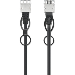 INTELLINET SFP+ 10G Passive DAC Twinax Cable SFP+ to SFP+ 1 m 3 ft. HPE-compatible Direct Attach Copper AWG 30 Black