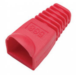 INTELLINET Oslonka Wtyku RJ45 6.2mm Czerwona 10 sztuk
