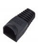 INTELLINET Oslonka Wtyku RJ45 6.2mm Czarna 10 sztuk