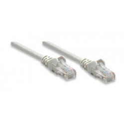INTELLINET 362221 patch cable RJ45 snagless cat. 5e UTP 1m grey - CCA