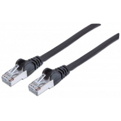 INTELLINET 313841 patch cable RJ45 Cat.6A S/FTP PIMF 0.5m black
