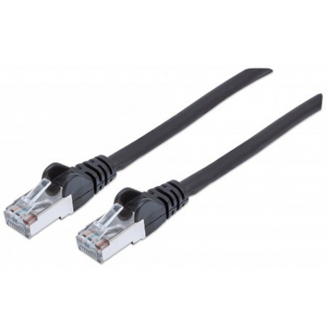 INTELLINET 313841 patch cable RJ45 Cat.6A S/FTP PIMF 0.5m black