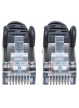 INTELLINET 313841 patch cable RJ45 Cat.6A S/FTP PIMF 0.5m black
