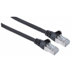 INTELLINET 313841 patch cable RJ45 Cat.6A S/FTP PIMF 0.5m black