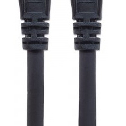 INTELLINET 313841 patch cable RJ45 Cat.6A S/FTP PIMF 0.5m black
