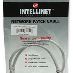 INTELLINET 313230 patch cable RJ45 Cat.6A UTP 1m grey