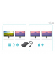 I-TEC USB-C Dual 4K/60Hz single 8K/30Hz DP Video Adapter 2x DP Port