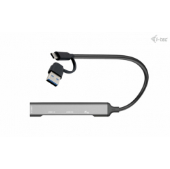I-TEC USB-A/USB-C Metal HUB 1x USB-C 3.1 + 3x USB 2.0