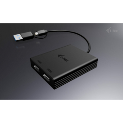 I-TEC USB-A/USB-C Dual 4K HDMI Video Adapter 2x 4K HDMI Display Adapter with DisplayLink Chip 6950