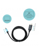 I-TEC USB C HDMI Cable Adapter 4K 60 Hz 200cm compatible with Thunderbolt 3