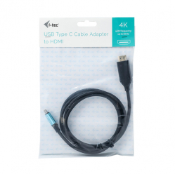I-TEC USB C HDMI Cable Adapter 4K 60 Hz 200cm compatible with Thunderbolt 3