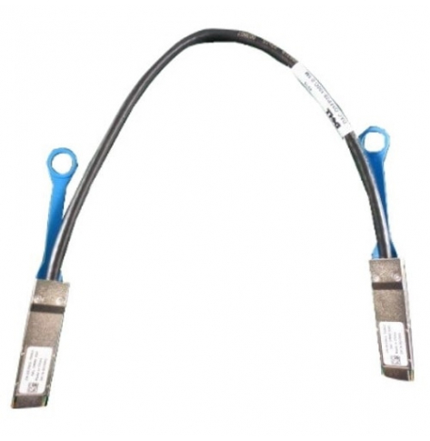 DELL Networking Cable 100GbE QSFP28 to QSFP28 Passive Copper Direct Attach 0.5 MeterCust Kit