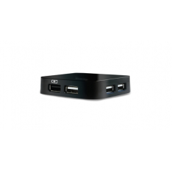 DLINK DUB-H4/E D-Link koncentrator 4-portowy USB 2.0 (4 x port A, 1 x port B, , zasilacz)