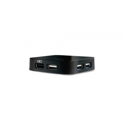 DLINK DUB-H4/E D-Link koncentrator 4-portowy USB 2.0 (4 x port A, 1 x port B, , zasilacz)