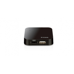 DLINK DUB-H4/E D-Link koncentrator 4-portowy USB 2.0 (4 x port A, 1 x port B, , zasilacz)