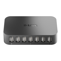 Kabel DLINK DUB-H7/E koncentrator 7-portowy USB 2.0 (7 x port A, 1 x port B, , zasilacz)