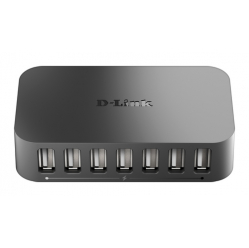 DLINK DUB-H7/E D-Link koncentrator 7-portowy USB 2.0 (7 x port A, 1 x port B, , zasilacz)