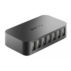 DLINK DUB-H7/E D-Link koncentrator 7-portowy USB 2.0 (7 x port A, 1 x port B, , zasilacz)